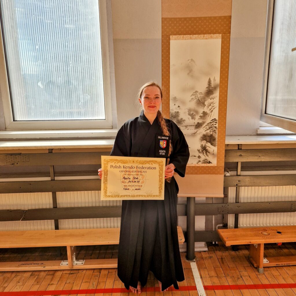 Nowy 1 dan iaido w naszym dojo!!! Gratulacje!!!