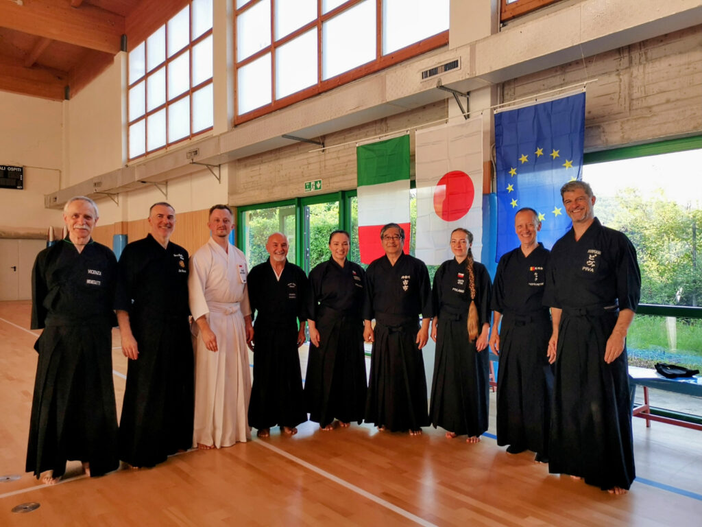 Letnie Seminarium IAIDO z Furuichi Sensei we Włoszech 2023.07.28-30